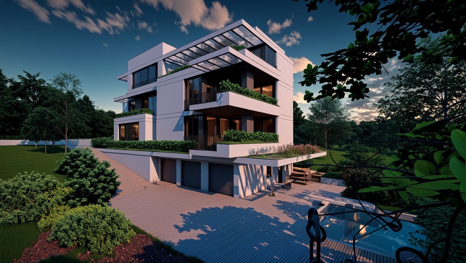 Garden apartment with private garden
